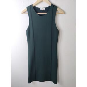 Current Air Green Scoop Neck Sleeveless Knit Sheath Dress Size M